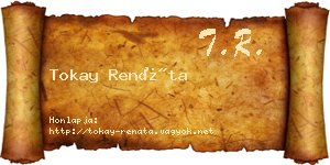 Tokay Renáta névjegykártya